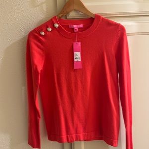 Lilly Pulitzer Size XS. Ruby Red Sweater. New with tags.